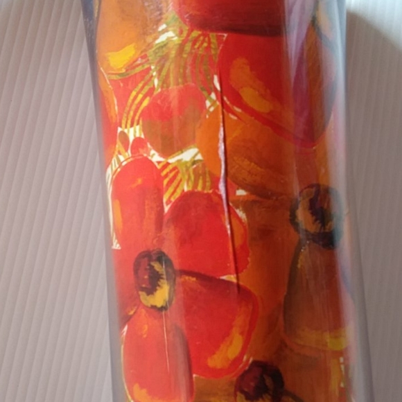 Vintage 2001 Starbuck's Tumbler Coffee Cup 16 oz Floral flowers fall - Picture 8 of 8